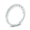 Thumbnail Image 2 of 1/8 CT. T.W. Diamond Duos Anniversary Band in 10K White Gold