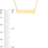 Thumbnail Image 3 of Mini Bar Necklace in 14K Gold
