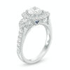 Thumbnail Image 2 of Vera Wang Love Collection 1-3/4 CT. T.W. Diamond Frame Three Stone Engagement Ring in 14K White Gold