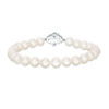 Thumbnail Image 1 of Vera Wang Love Collection 6.5-7.0mm Freshwater Cultured Pearl  1/15 CT. T.W. Diamond Strand Bracelet in Sterling Silver