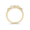 Thumbnail Image 3 of Enchanted Disney Snow White 1/4 CT. T.W. Diamond Bow Wedding Band in 14K Gold