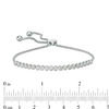 Thumbnail Image 2 of 1/4 CT. T.W. Composite Diamond Bolo Bracelet in Sterling Silver - 9.5"