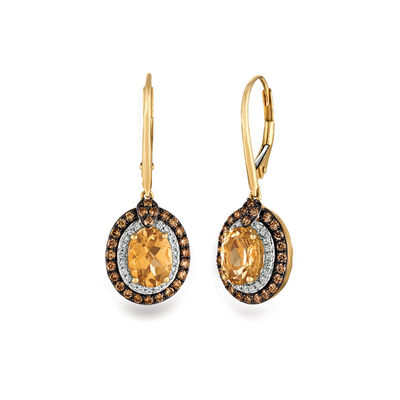 levian morganite earrings