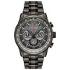 Thumbnail Image 0 of Men's Citizen Eco Drive® Nighthawk Grey IP Chronograph Watch with Grey Dial (Model: CA4377-53H)