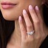 Thumbnail Image 2 of Celebration Ideal 3 CT. T.W. Certified Diamond Engagement Ring in 14K White Gold (I/I1)