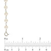 Thumbnail Image 3 of Baroque and Oval Freshwater Cultured Pearl "Y" Necklace in Sterling Silver
