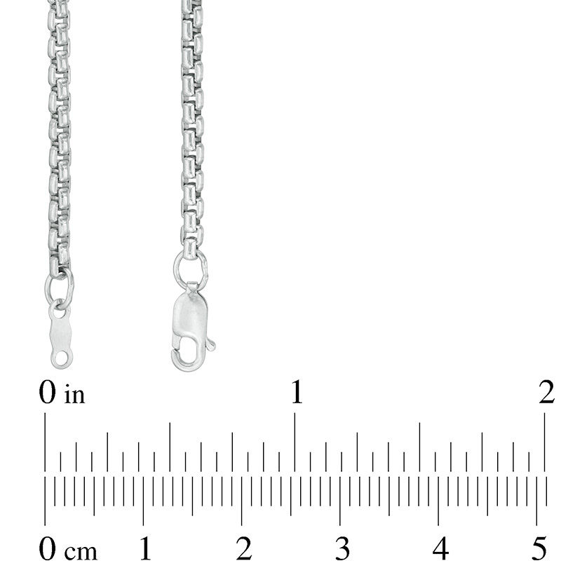 Main Image 2 of Men's Twisted Anchor Pendant in Sterling Silver - 22"