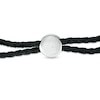 Thumbnail Image 1 of Men's 8.0mm Hematite Bead with Anchor Bolo Bracelet in Sterling Silver - 10"