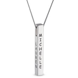 Zales silver bar necklace cheap