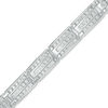 Thumbnail Image 1 of 4 CT. T.W. Diamond Link Bracelet in 10K White Gold - 8.5"