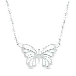 Butterfly Necklace in Sterling Silver