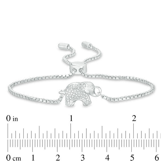 Elephant Bolo Bracelet in Sterling Silver - 9.0"