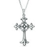 Thumbnail Image 0 of Oxidized Celtic Cross Pendant in Sterling Silver