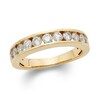 Thumbnail Image 1 of 1 CT. T.W. Certified Diamond Eleven Stone Anniversary Band in 14K Gold (I/I1)