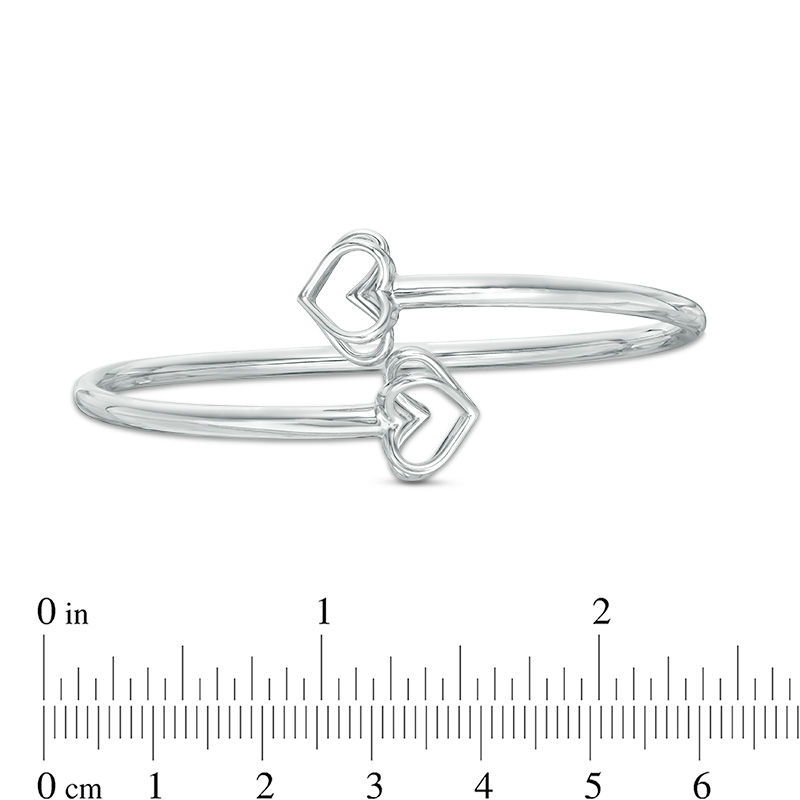 The Kindred Heart from Vera Wang Love Collection Mini Bangle in Sterling Silver - 7.5"