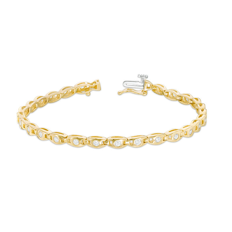 1 CT. T.W. Diamond Bracelet in 14K Gold