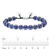 Thumbnail Image 2 of 10.0mm Sodalite Bead Bolo Bracelet in Sterling Silver - 10"