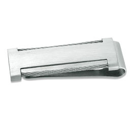 Money Clips Best Money Clips Zales Zales - men s satin cable money clip in stainless steel
