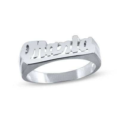 Personalized Name Ring with Sterling Silver Special Name