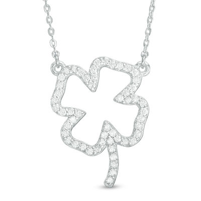 1/3 CT. T.W. Diamond Four Leaf Clover 