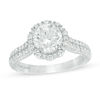 Thumbnail Image 1 of Vera Wang Love Collection 2 CT. T.W. Diamond Frame Engagement Ring in 14K White Gold