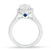 Thumbnail Image 3 of Vera Wang Love Collection 2 CT. T.W. Diamond Frame Engagement Ring in 14K White Gold