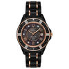 Thumbnail Image 1 of Ladies' Bulova Marine Star Diamond Accent Two-Tone Ceramic Watch with Black Mother-of-Pearl Dial (Model: 98R242)