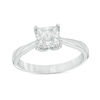Thumbnail Image 1 of Love's Destiny by Zales 1/2 CT. T.W. Certified Princess-Cut Diamond Engagement Ring in 14K White Gold (I/I1)