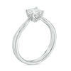 Thumbnail Image 2 of Love's Destiny by Zales 1/2 CT. T.W. Certified Princess-Cut Diamond Engagement Ring in 14K White Gold (I/I1)