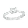 Thumbnail Image 1 of Love's Destiny by Zales 1 CT. T.W. Certified Princess-Cut Diamond Engagement Ring in 14K White Gold (I/I1)