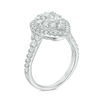 Thumbnail Image 1 of Love's Destiny by Zales 1-3/4 CT. T.W. Certified Pear-Shaped Diamond Frame Engagement Ring in 14K White Gold (I/SI2)