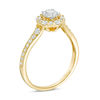 Love's Destiny by Zales 3/4 CT. T.W. Certified Diamond Hexagon Frame Engagement Ring in 14K Gold (I/I1)