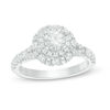 Thumbnail Image 1 of Vera Wang Love Collection 1-1/2 CT. T.W. Diamond Double Frame Engagement Ring in 14K White Gold