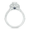 Thumbnail Image 3 of Vera Wang Love Collection 1-1/2 CT. T.W. Diamond Double Frame Engagement Ring in 14K White Gold