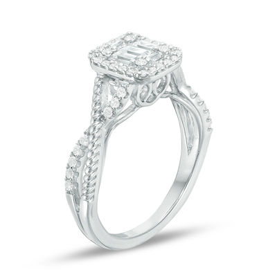 zales twist engagement ring