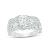 Thumbnail Image 0 of 1-1/2 CT. T.W. Diamond Intertwining Vintage-Style Engagement Ring in 14K White Gold