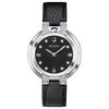 Thumbnail Image 1 of Ladies’ Bulova Rubaiyat Diamond Accent Strap Watch with Black Dial (Model: 96R217)