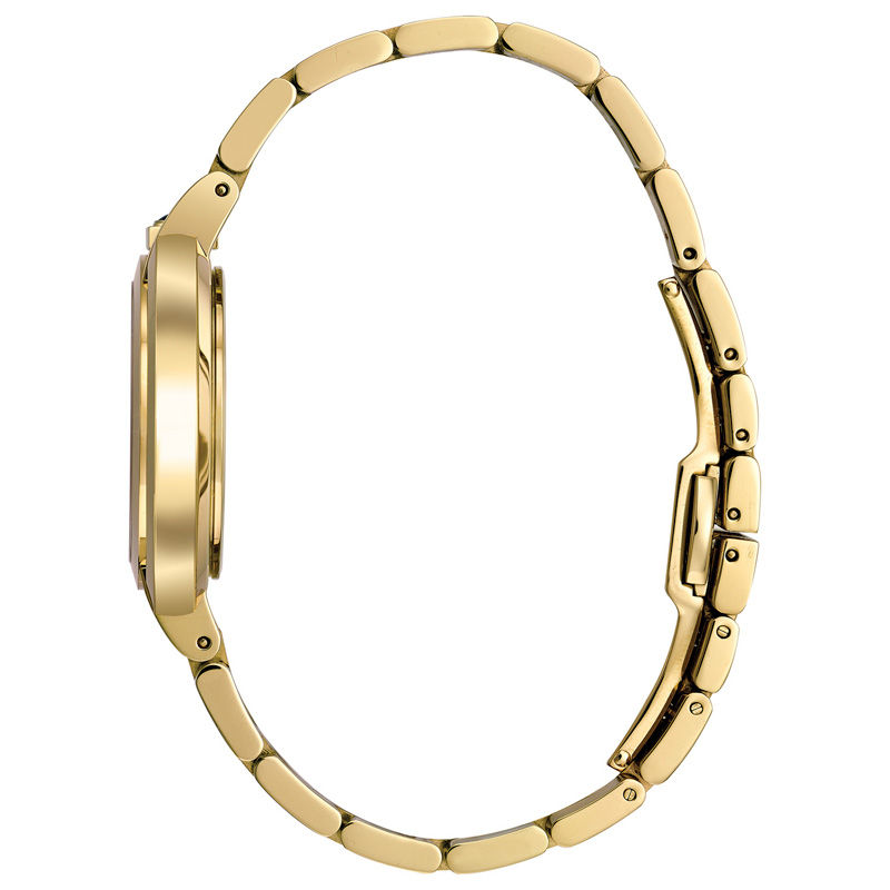 Main Image 2 of Ladies’ Bulova Rubaiyat Diamond Accent Gold-Tone Watch with Silver-White Dial (Model: 97P125)
