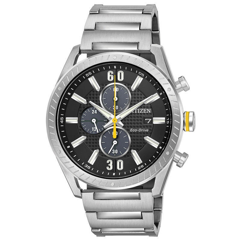 Men's Drive from Citizen Eco-Drive® CTO Chronograph Watch with Black Dial (Model: CA0660-54E)