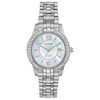 Thumbnail Image 1 of Ladies' Exclusive Citizen Eco-Drive® Silhouette Crystal Accent Watch with Mother-of-Pearl Dial (Model: EW1680-55Y)