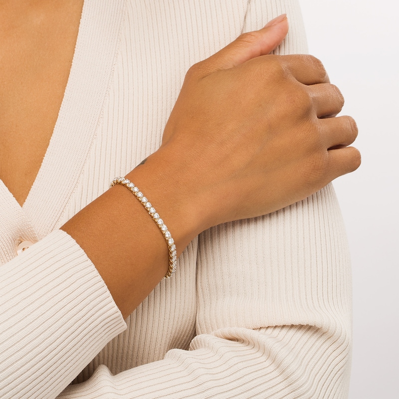 Main Image 2 of 4 CT. T.W. Diamond Tennis Bracelet in 10K Gold