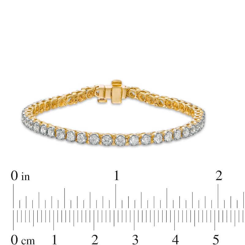 Main Image 4 of 4 CT. T.W. Diamond Tennis Bracelet in 10K Gold