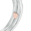 Thumbnail Image 4 of 1/3 CT. T.W. Quad Princess-Cut Diamond Frame Interlocking Bridal Set in 10K Two-Tone Gold