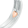 Thumbnail Image 4 of 1/6 CT. T.W. Composite Diamond Frame Vintage-Style Interlocking Bridal Set in 10K Gold