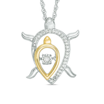 mother and baby turtle necklace