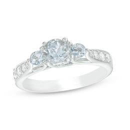 Shop Aquamarine Engagement Rings Zales
