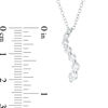 Thumbnail Image 1 of 1/2 CT. T.W. Journey Diamond Pendant in 14K White Gold