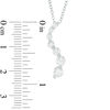 Thumbnail Image 2 of 1 CT. T.W. Journey Diamond Pendant in 14K White Gold