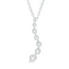 Thumbnail Image 0 of 1/10 CT. T.W. Journey Diamond Pendant in 14K White Gold