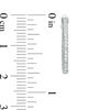 Thumbnail Image 2 of 1/3 CT. T.W. Diamond Inside-Out Hoop Earrings in 14K White Gold